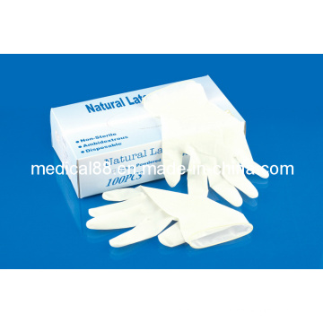 Gants médicaux jetables d&#39;examen de latex (S, M, L, XL)